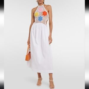 NWT STAUD Kaylee halterneck maxi dress Small